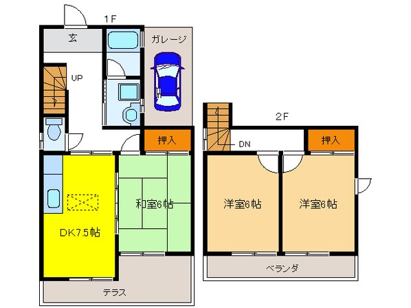 ＩＷＡＴＡコートハウスの物件間取画像